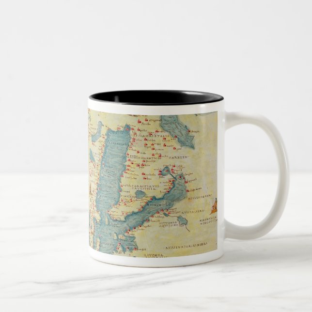 Caneca De Café Em Dois Tons Europa do Norte (Direita)