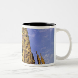 Caneca De Café Em Dois Tons Europa, Espanha, Barcelona, Sagrada Família