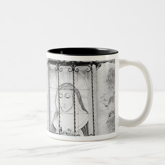 Caneca De Café Em Dois Tons Europa, Espanha, Mallorca. A Parede Sagrada, (Direita)