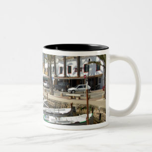 Caneca De Café Em Dois Tons Europa, Espanha, Minorca (também conhecida como Me