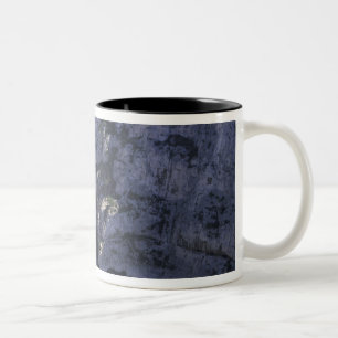 Caneca De Café Em Dois Tons Europa, França, Provença, Calanques. Calcário