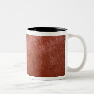 Caneca De Café Em Dois Tons Europa, França, Roussillon. Paredes coloridas são