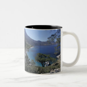 Caneca De Café Em Dois Tons Europa, Grécia, Karpathos, Dodecanês; Apella