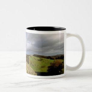 Caneca De Café Em Dois Tons Europa, Inglaterra, Northumberland. Muralha de Adr