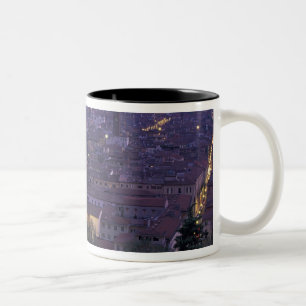 Caneca De Café Em Dois Tons Europa, Itália, Verona, Vista do Castel S.