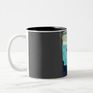 Caneca De Café Em Dois Tons Excelente Barrier Reef Austrália Queensland Vintag