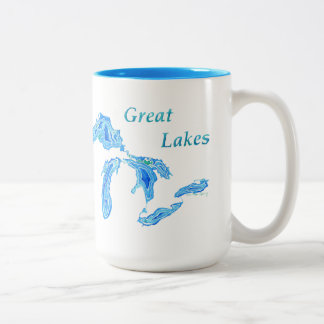 Caneca De Café Em Dois Tons Excelente Lagos 15 Oz Mug