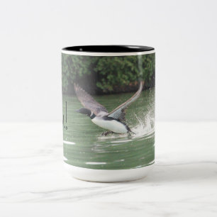 Caneca De Café Em Dois Tons Executar