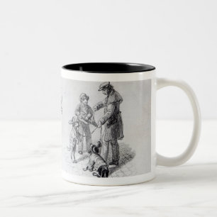 Caneca De Café Em Dois Tons Executores da rua, c.1839-43