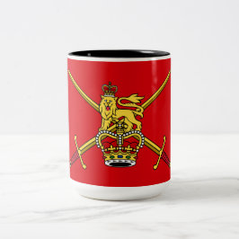 Caneca De Café Em Dois Tons Exército Britânico (Militar do Reino Unido)