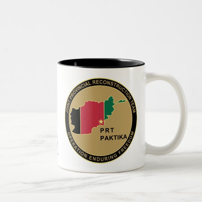 Caneca De Café Em Dois Tons Exército de PRT Paktika (Direita)