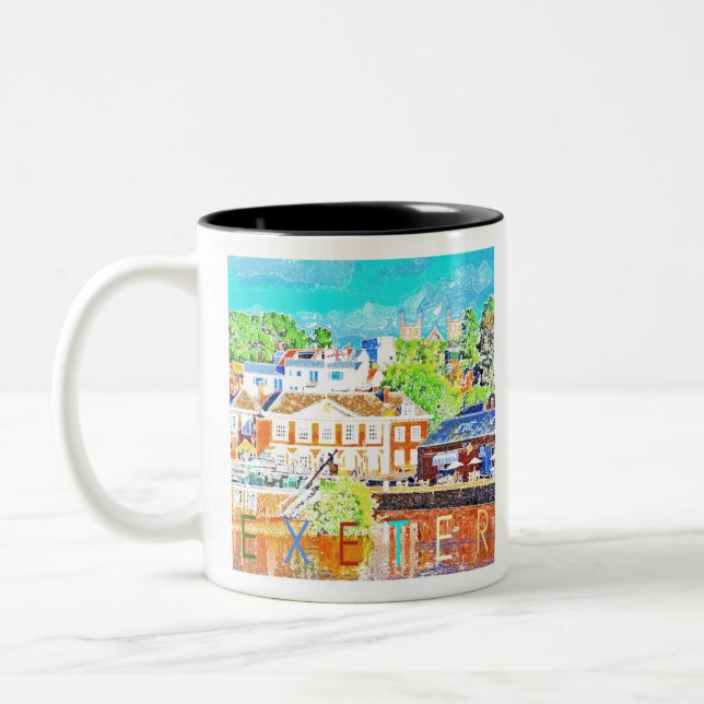 Caneca De Café Em Dois Tons Exeter (Esquerda)