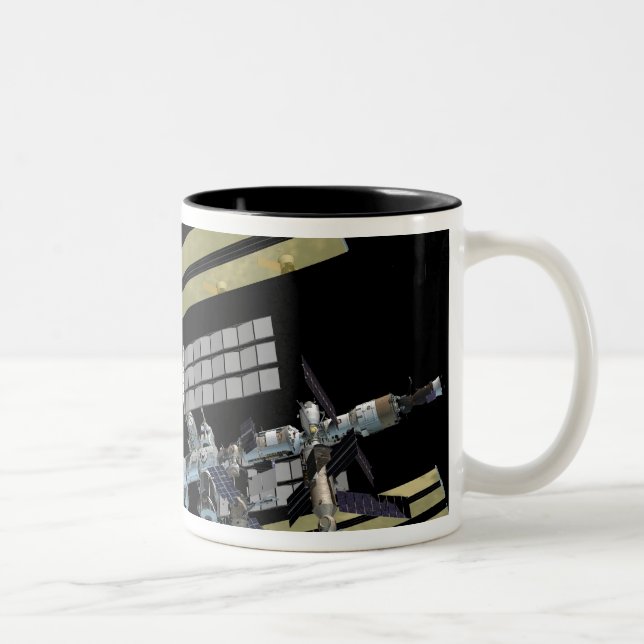 Caneca De Café Em Dois Tons Exibição gerada pelo computador 11 (Direita)