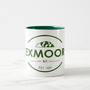 Caneca De Café Em Dois Tons Exmoor National Park
