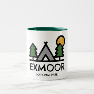 Caneca De Café Em Dois Tons Exmoor National Park
