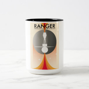 Caneca De Café Em Dois Tons Exploração e Fotografia Ranger da Lua