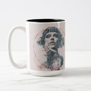 Caneca De Café Em Dois Tons Êxtase