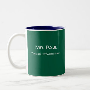 Caneca De Café Em Dois Tons Extraordinário de Ensino