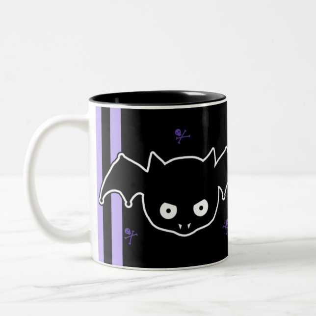 Caneca De Café Em Dois Tons Extravagantemente roxo (Esquerda)
