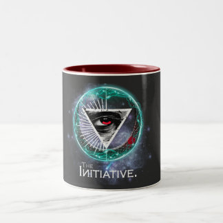 Caneca De Café Em Dois Tons Eye of Initiative Spark