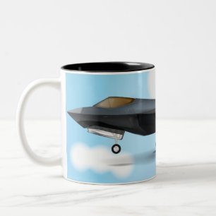 CANECA DE CAFÉ EM DOIS TONS F-22