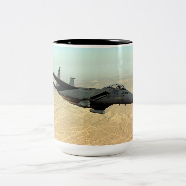Caneca De Café Em Dois Tons F-35 Lightning II (Centro)