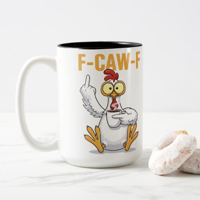 CANECA DE CAFÉ EM DOIS TONS F-CAW-F (Com Donut)