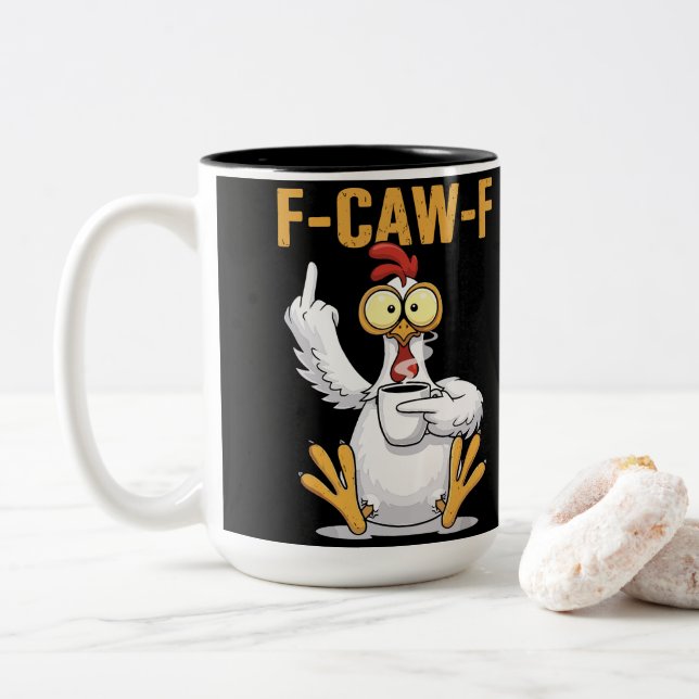 CANECA DE CAFÉ EM DOIS TONS F-CAW-F (Com Donut)