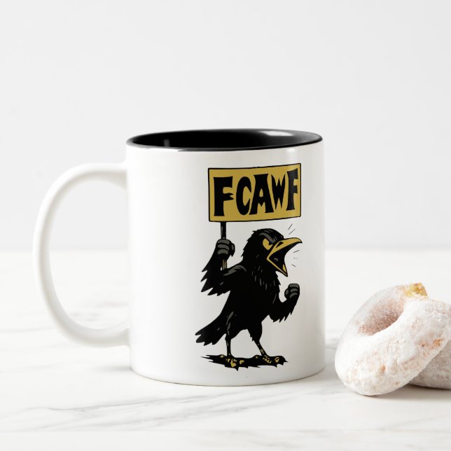 CANECA DE CAFÉ EM DOIS TONS F-CAW-F (Com Donut)