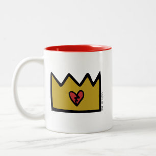 Caneca De Café Em Dois Tons F.I.O. “Queen of Pain” Mug Lovers II