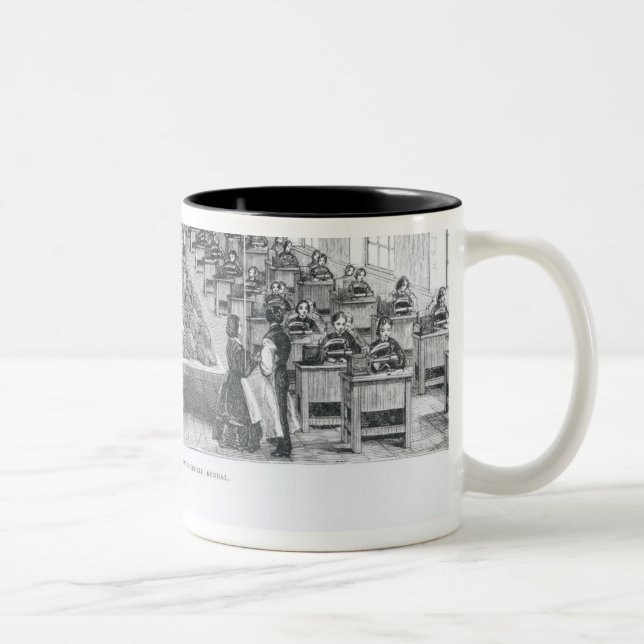 Caneca De Café Em Dois Tons Fábrica de calçados (Direita)