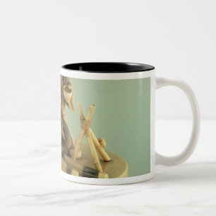 Caneca De Café Em Dois Tons Fabricante do parasol, Okinomo, período de Edo
