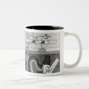 Caneca De Café Em Dois Tons Fábula do cobra e dos arquivos