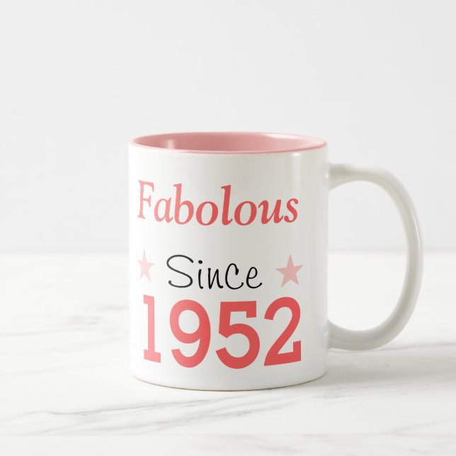 Caneca De Café Em Dois Tons Fabuloso desde 1952 (Direita)