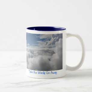 Caneca De Café Em Dois Tons Faça o mundo partir,…
