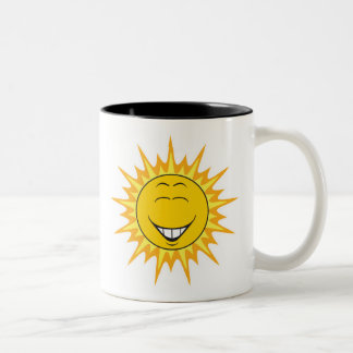 Caneca De Café Em Dois Tons Face Sunshine