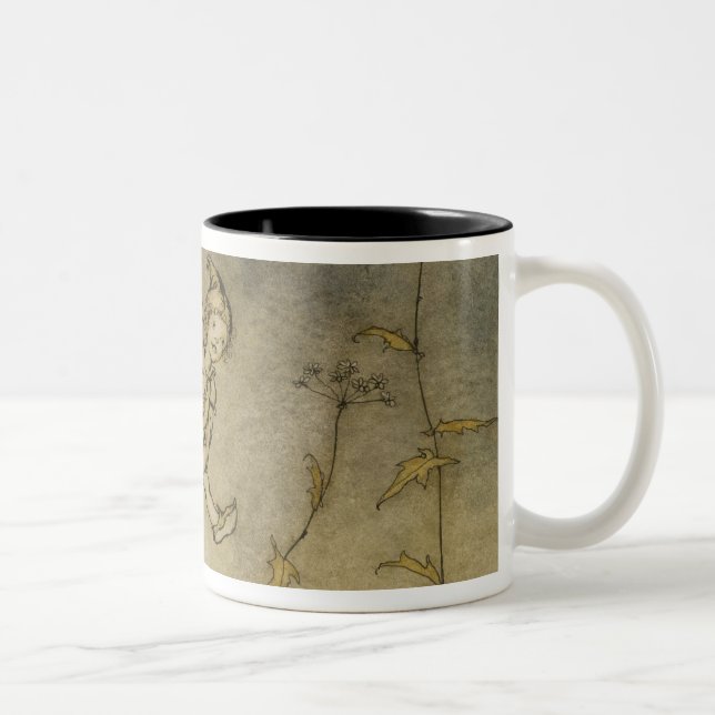 Caneca De Café Em Dois Tons Fada de Arthur Rackham |, ilustração 'de um Midsu (Direita)