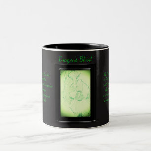 Caneca De Café Em Dois Tons Fada de Cristal Sanguíneo do Dragão