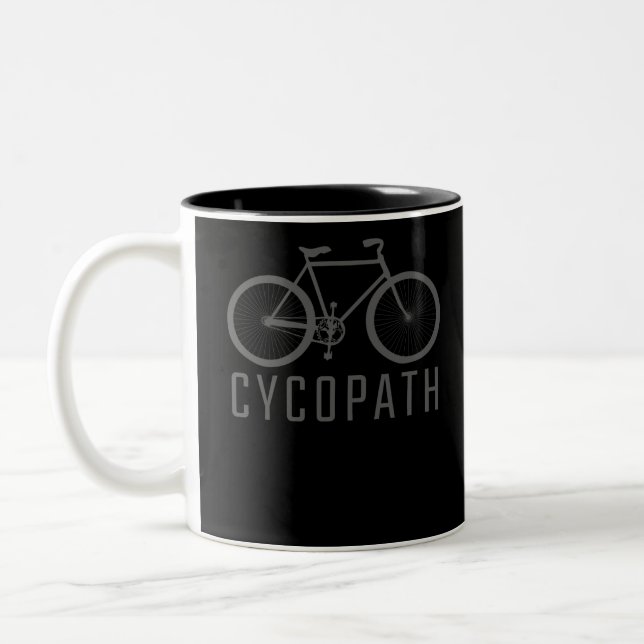 Caneca De Café Em Dois Tons Fahrrad Cycopath Fahrrad (Esquerda)