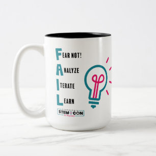 Caneca De Café Em Dois Tons FAIL Mug