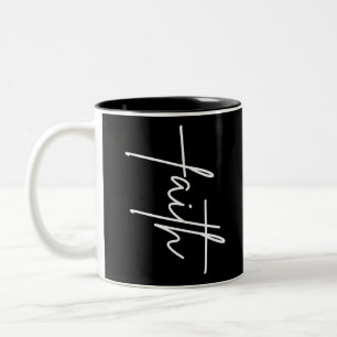 Caneca De Café Em Dois Tons Faith