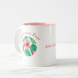 Caneca De Café Em Dois Tons Faith e Aloha