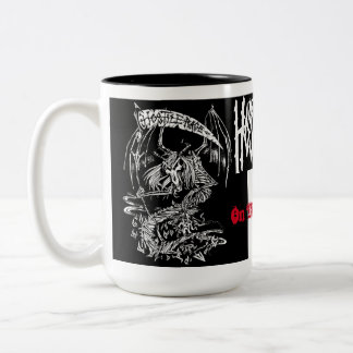 Caneca De Café Em Dois Tons FAIXA HOSTIL:15 oz.Caneca