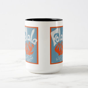 Caneca De Café Em Dois Tons FaLaLa