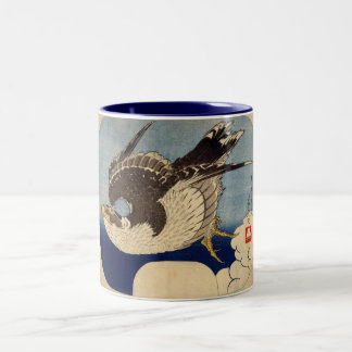 Caneca De Café Em Dois Tons Falcão Voador