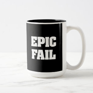 Caneca De Café Em Dois Tons Falha Epic