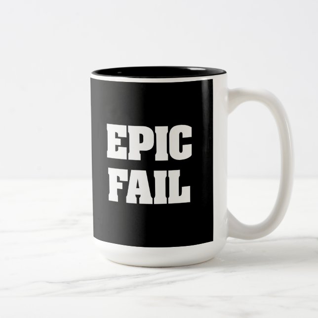 Caneca De Café Em Dois Tons Falha Epic (Direita)
