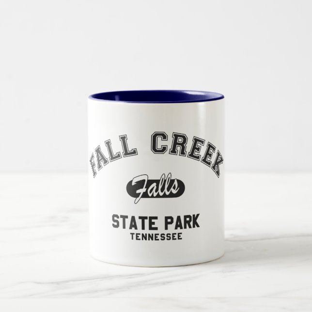 Caneca De Café Em Dois Tons Fall Creek Falls State Park, Tennessee (Centro)