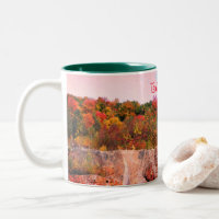 Fall Foliage Rock Cliff Nature Personalizado