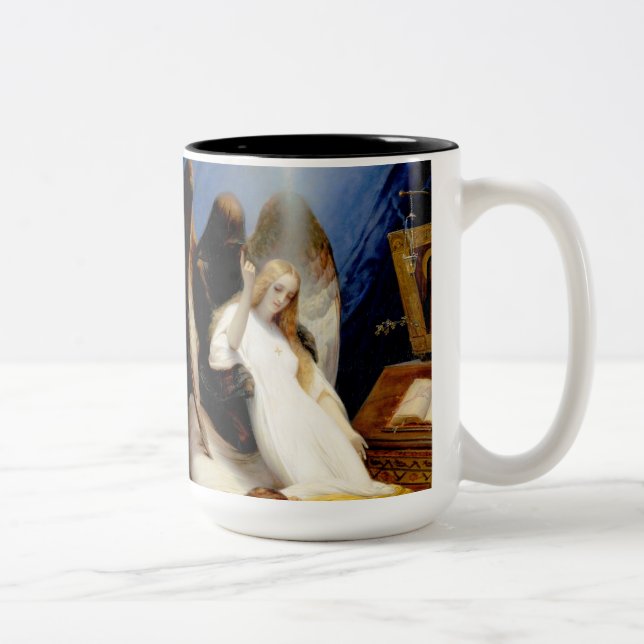 Caneca De Café Em Dois Tons Falln The Angel of Death (Direita)
